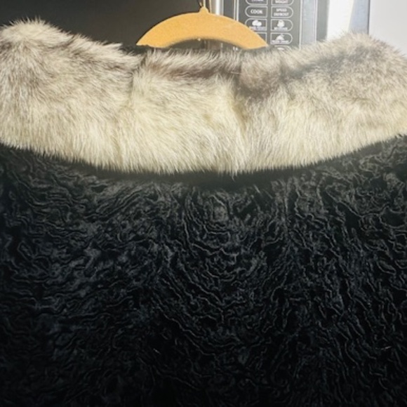 Rosee Colorblock Velvet Pattern and Real Mink Fur (M) - Picture 4 of 16